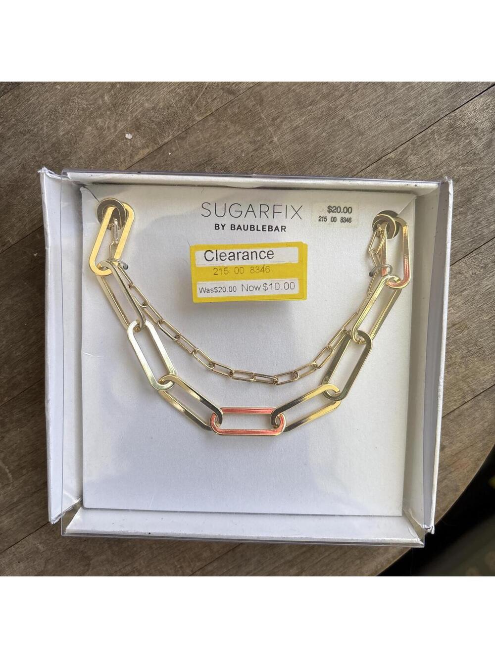 Sugarfix by BaubleBar Gold and Rose Gold Chain Necklace